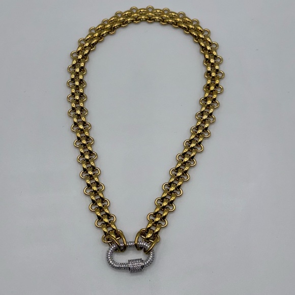 Carabiner Lock Necklace - Picture 7 of 10